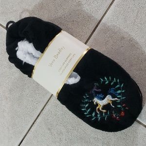 Vera Bradley Cozy Life Slippers No Slip Enchanting Dream Medium M 7-8 NWT $25